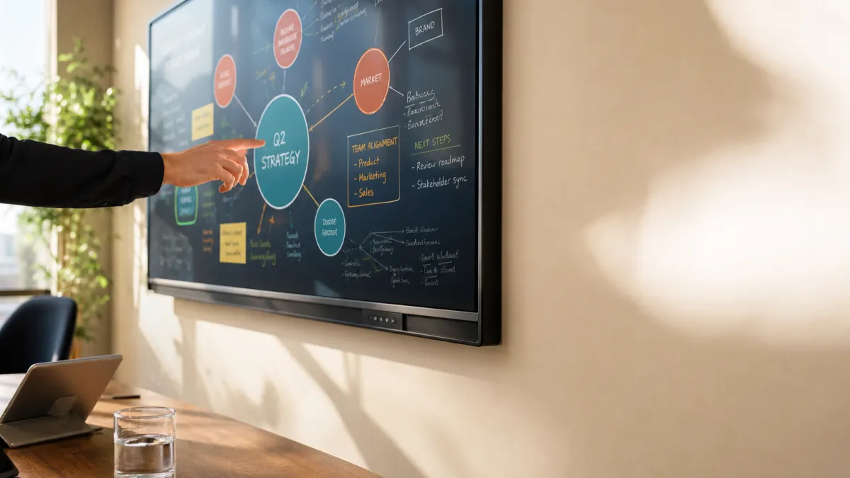 Tableau smart : guide pour choisir un écran interactif