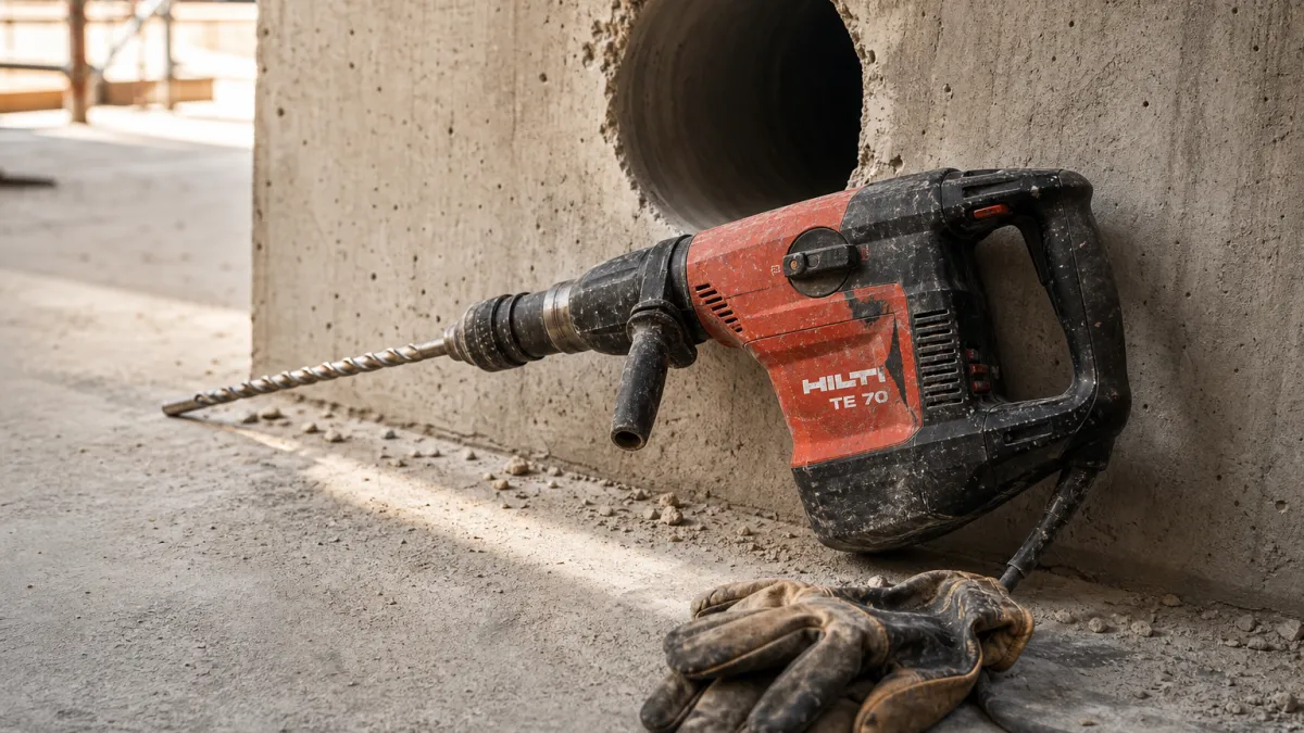Hilti TE 70 : caractéristiques, avis et test de performance